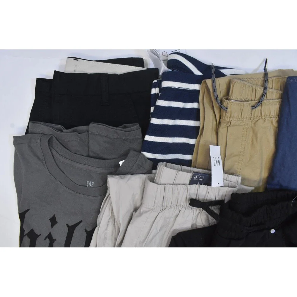Gap Kids Bulk Lot Of 9 Boys Size XL 12/14 Mixed Season Tops Bottoms Shorts